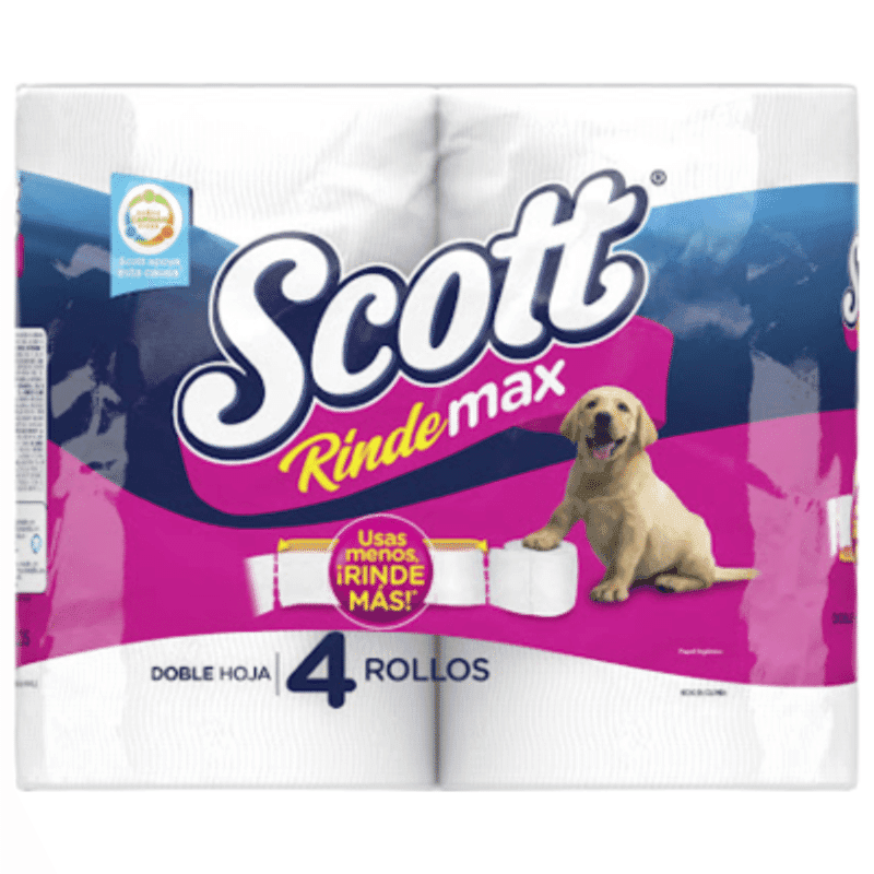Papel Higienico Scott Rindemax 78 11G X 4R