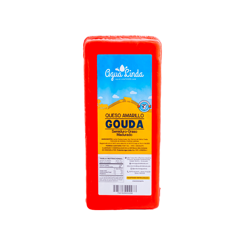 Queso Agua Linda Gouda Amarillo KG