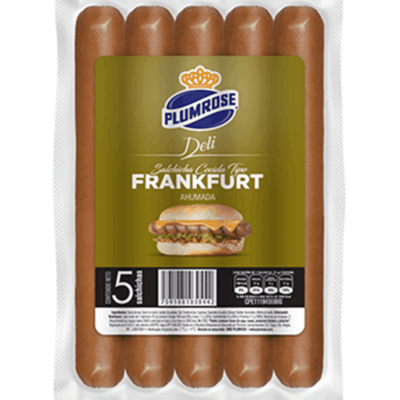 Salchicha Plumrose Frankfurt Deli 350GR
