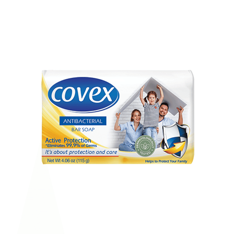 Jabón en Barra Antibacterial Active Protection Covex 115GR