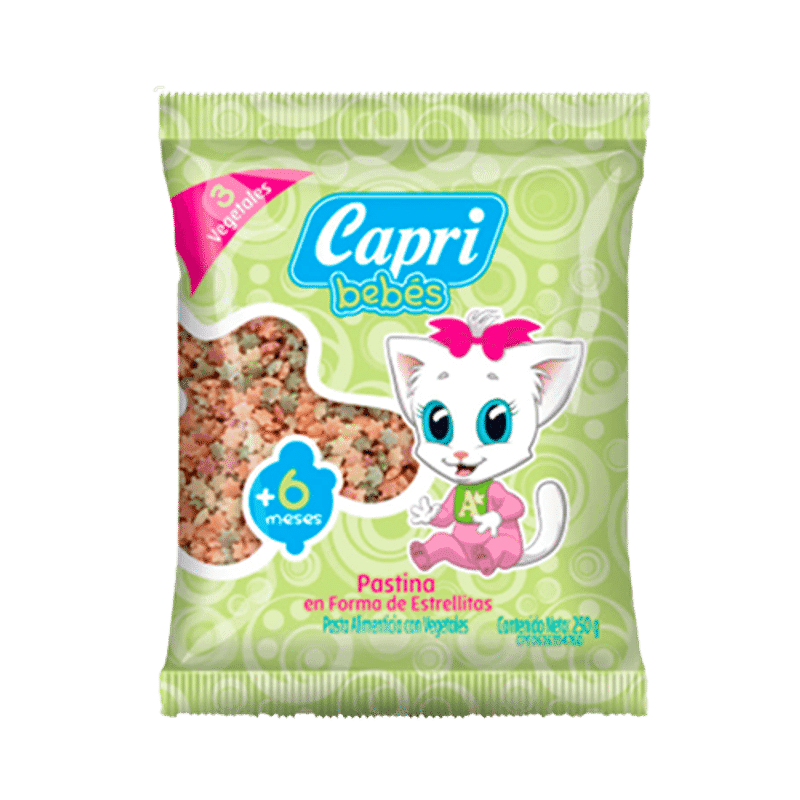 Pasta Capri Bebes Estrellitas 250G
