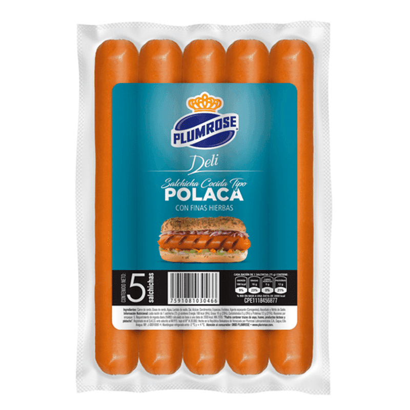 Salchicha Polaca Plumrose Deli 350GR