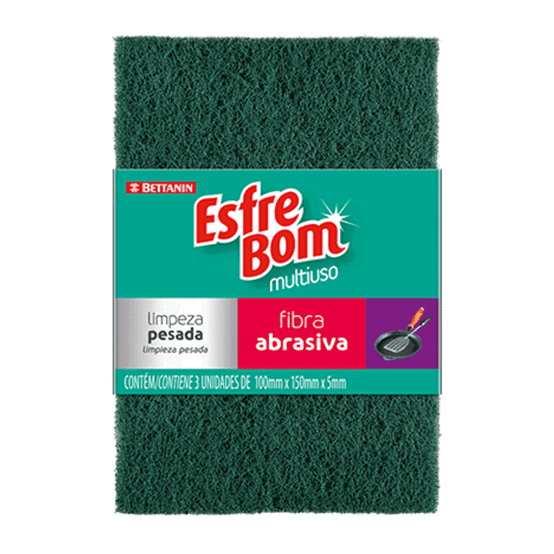 Esponja Abrasiva C/3 Bettanin