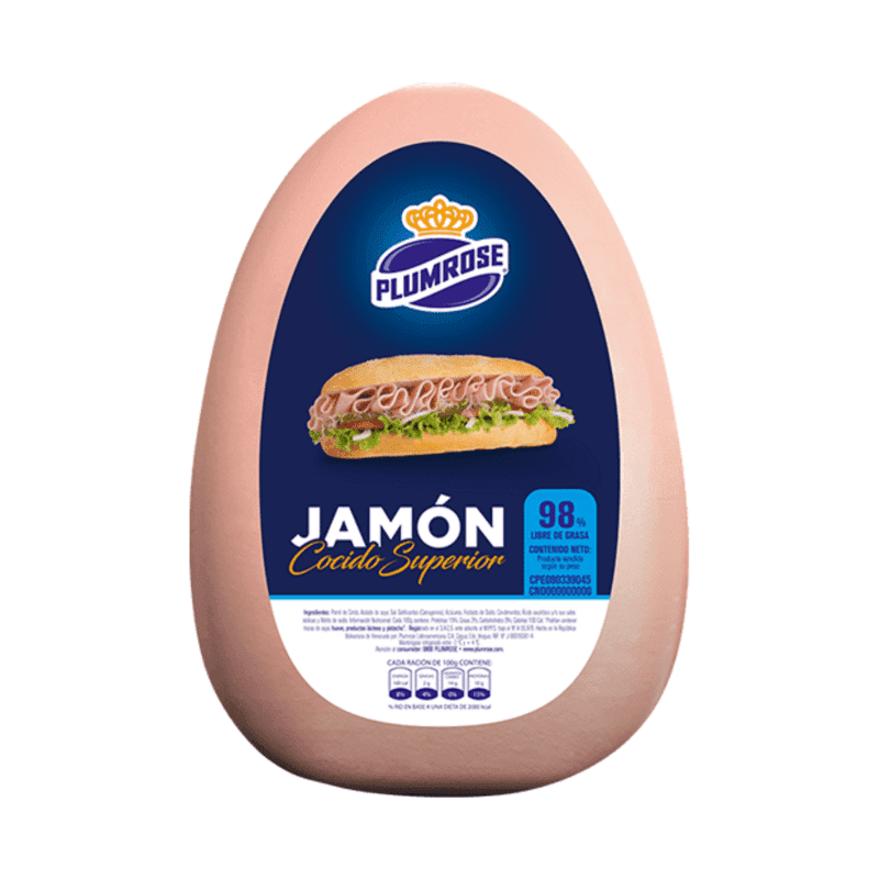 Jamón Cocido Superior Plumrose 500GR