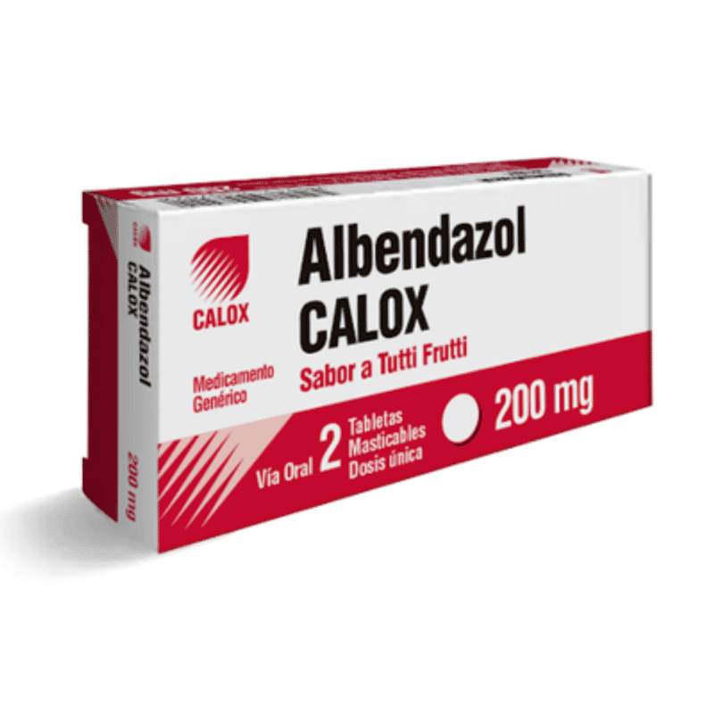 Albendazol Calox 200Mg 2Tab