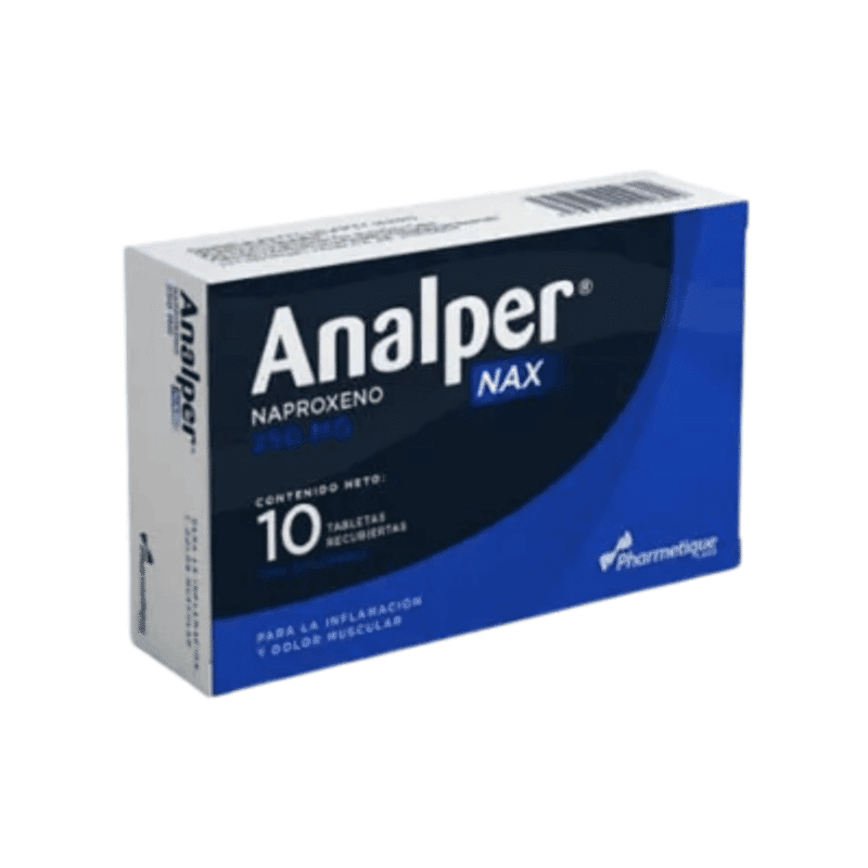 Analper Nax 250 Mg 10 Cápsulas