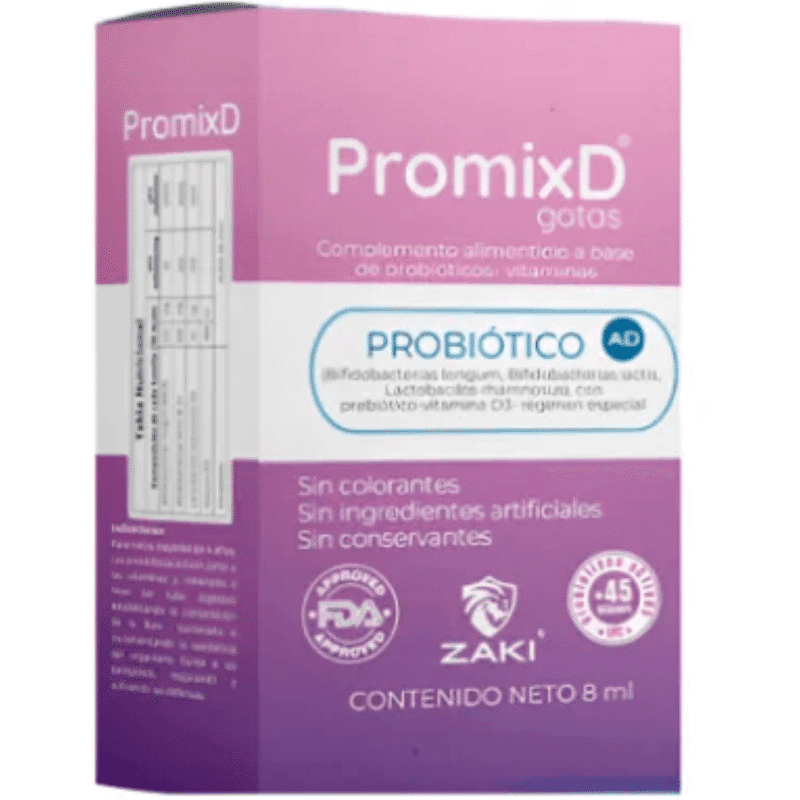 Promixd Probiotico Digestivo Zaki Gota 8ML