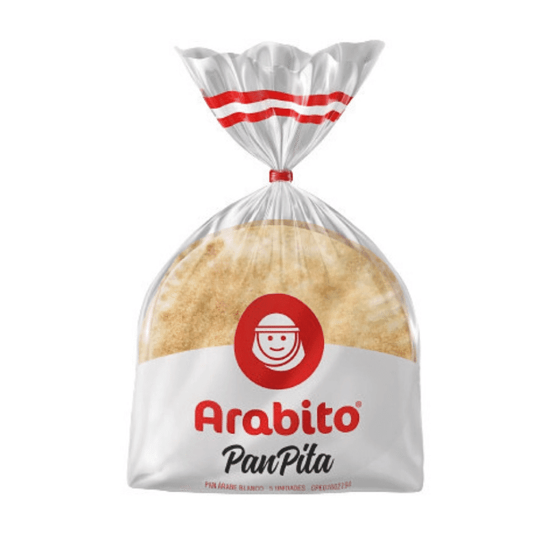 Pan Árabe Ligero Blanco Arabito 5 Und