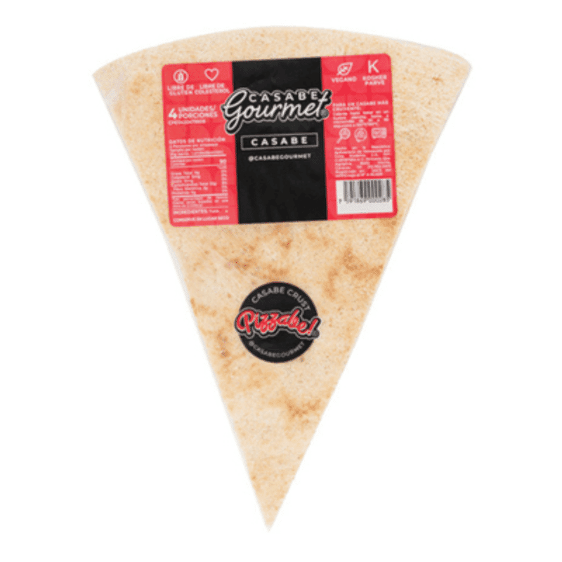 Casabe Gourmet Casabe Pizzabe Triángulo 4 Und