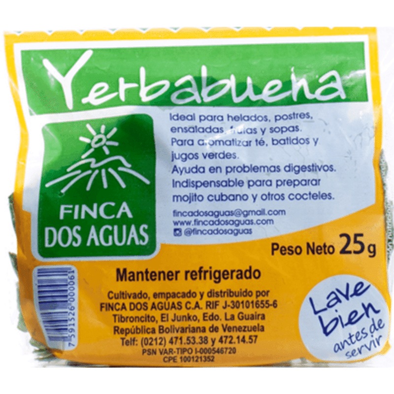 Yerbabuena Finca Dos Aguas 25 Gr