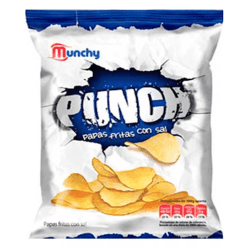 Papas con Sal Punch Munchy 80G