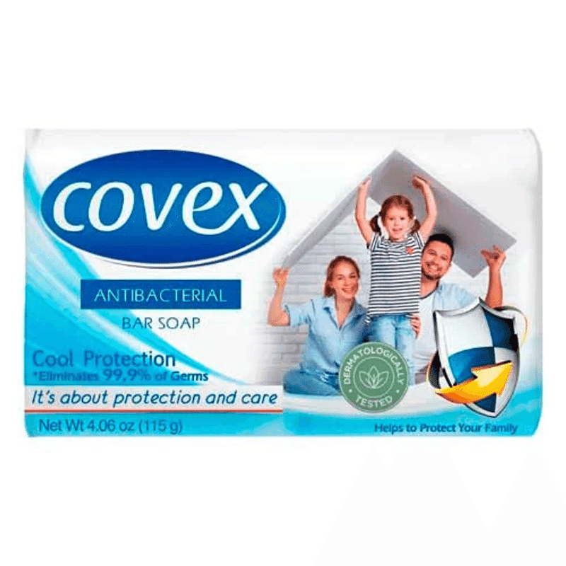 Jabón en Barra Antibacterial Cool Protection Covex 115GR