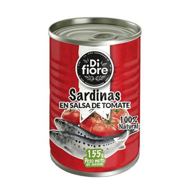 Sardinas en Salsa D/T Di Fiore 155 GR
