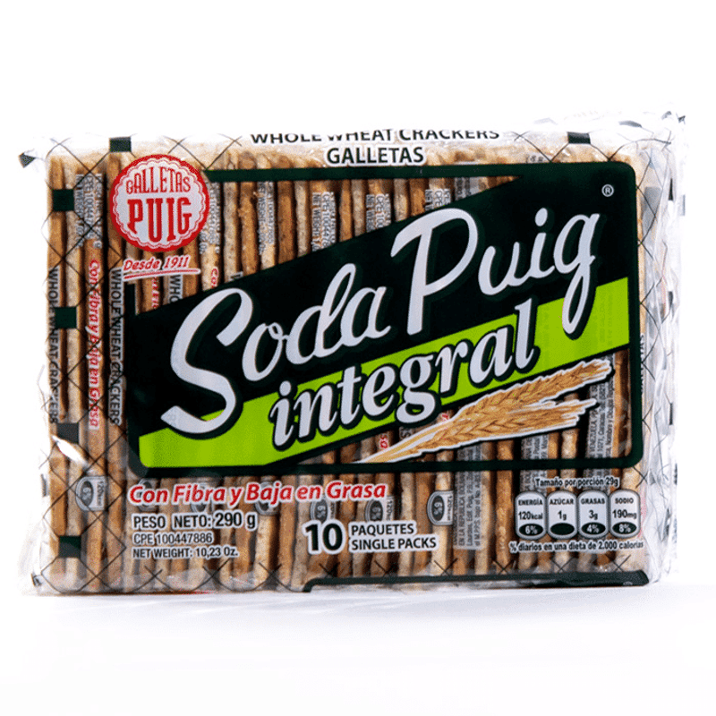 Galleta Puig Soda Integral 290GR
