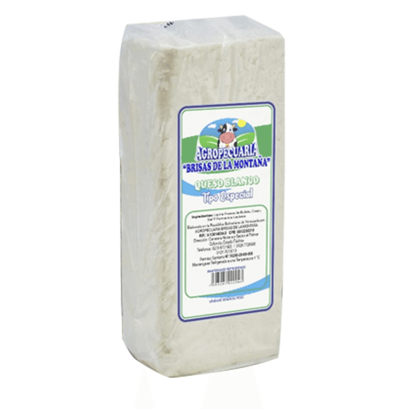 Queso Brisas Montaña Blanco Pas KG