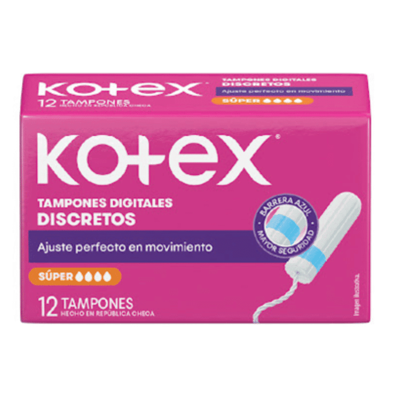 Tampones Kotex Digitales Medio X 12 Und