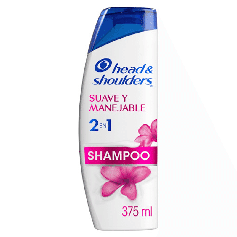 Shampoo Head Shoulders 2En Suave y Manejable 375ML