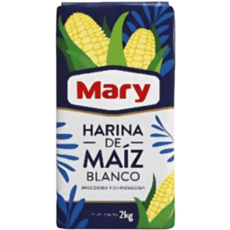 Harina de Maiz Blanco Mary 2KG