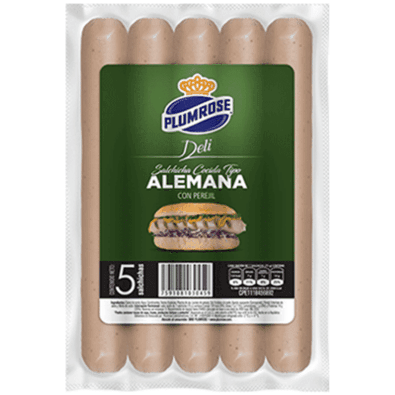 Salchicha Plumrose Alemana 350 Gr