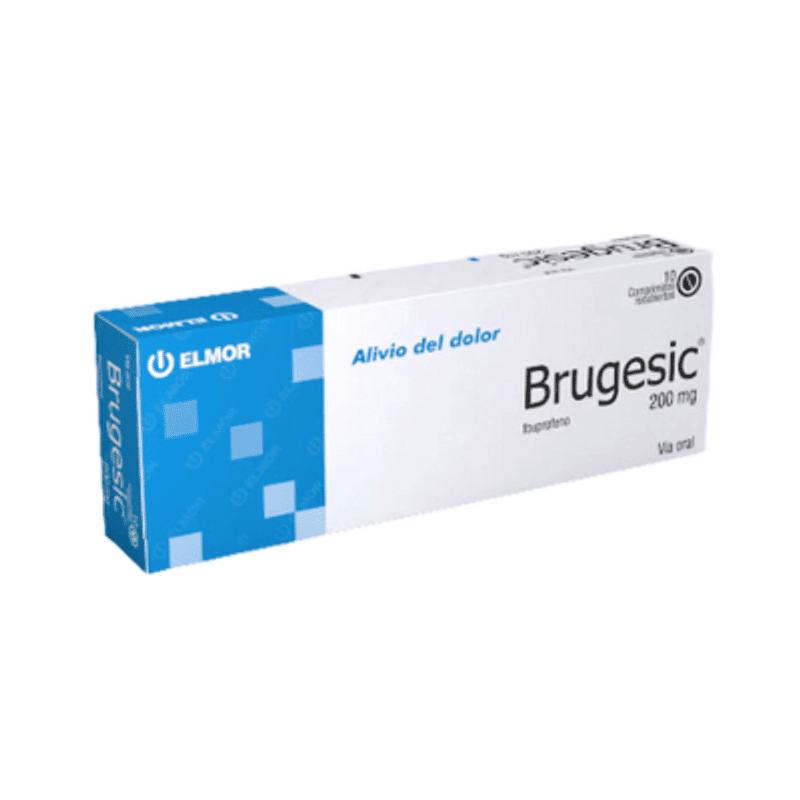 Brugesic Elmor 200 Mg 10 Comprimidos