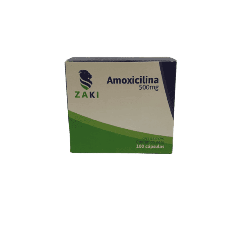 Amoxicilina Zaki 500Mg 10Cap