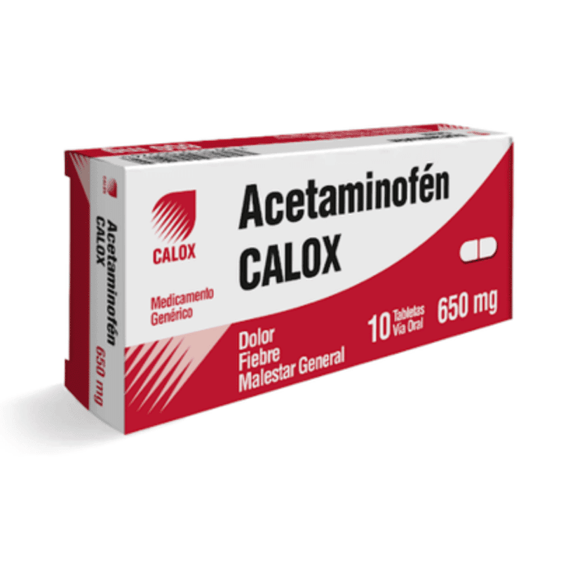 Acetaminofen Calox 500Mg 10Tab