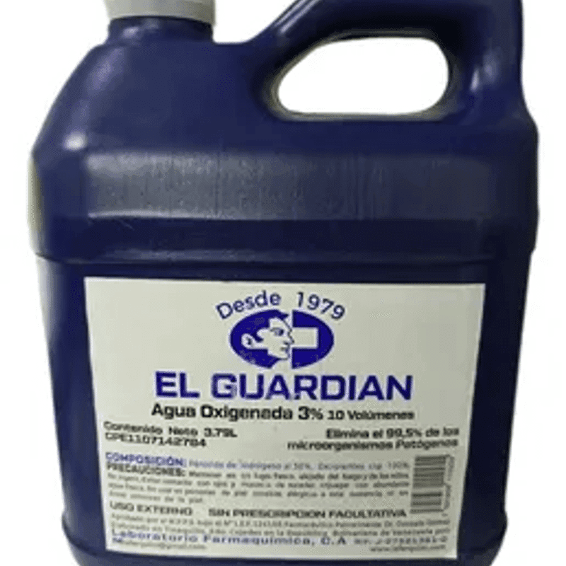 Agua Oxigenada el Guardián Galón 3,79L