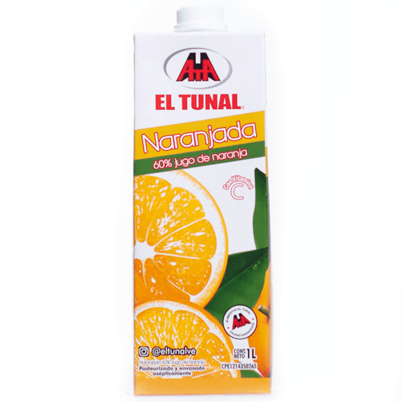 Jugo Naranja UHT el Tunal 1LT