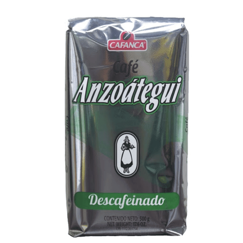 Cafe Anzoategui Descaf 500GR