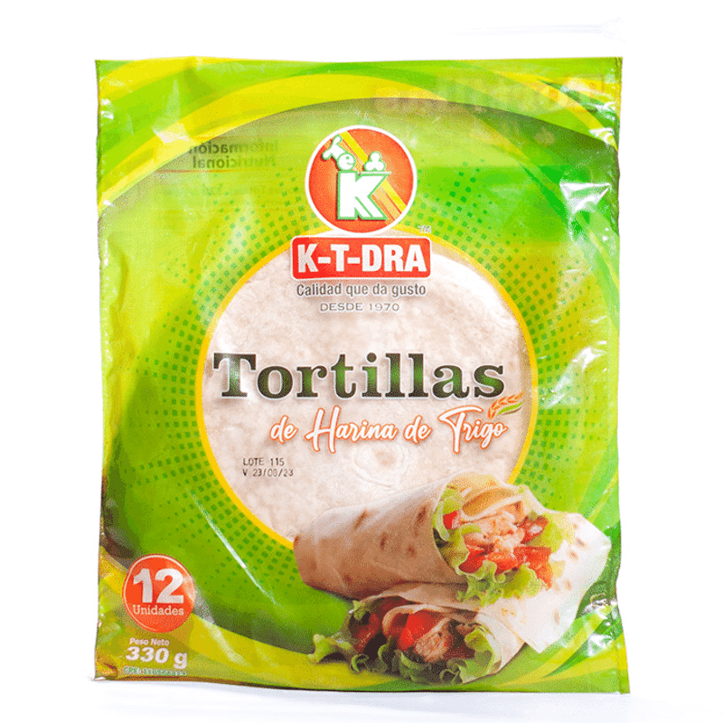 Tortillas Harina TRIGO330GR K-T-Dra